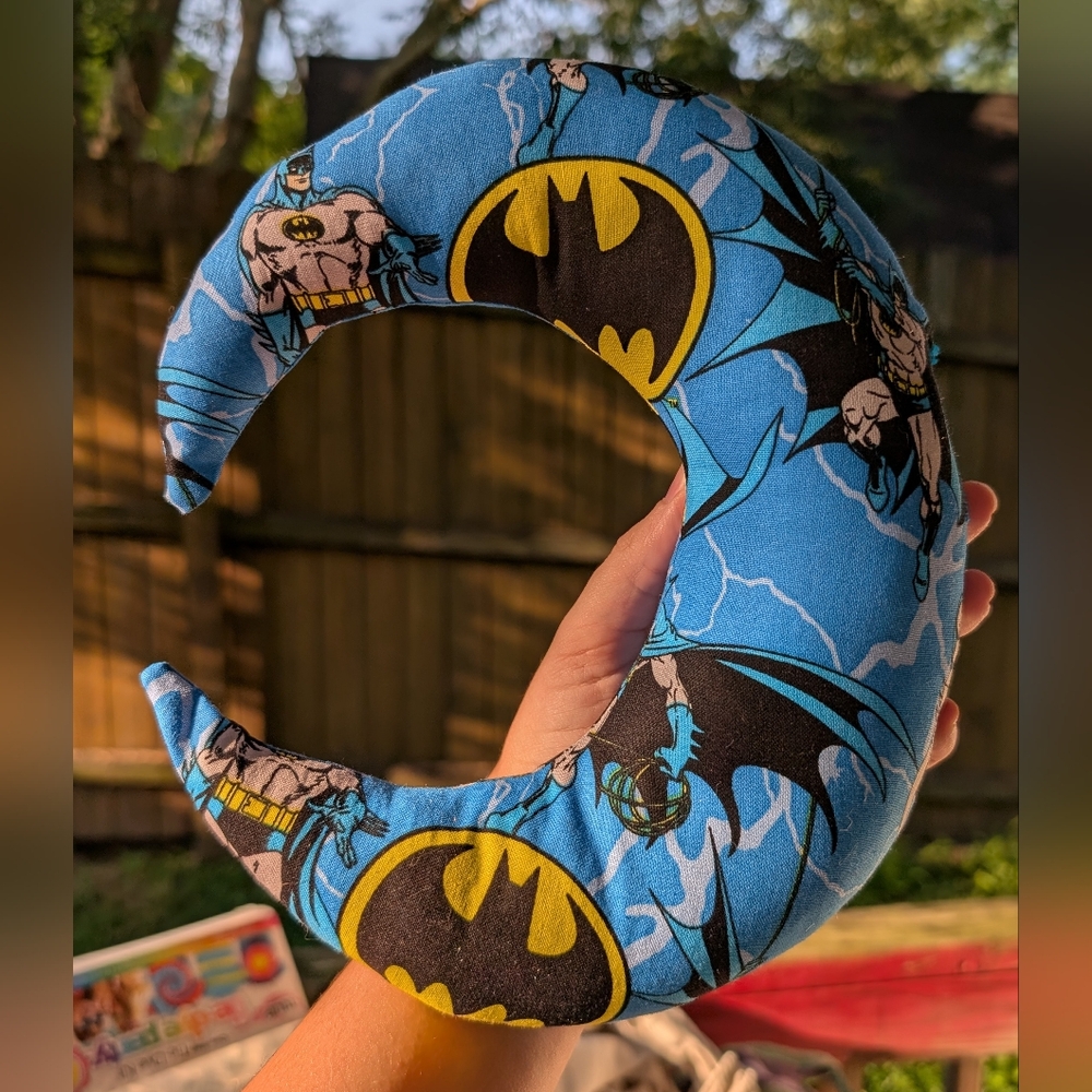 Batman Themed Moon Pillow